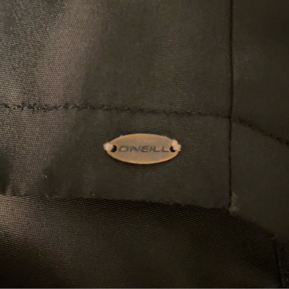 O'Neill Black Raincoat Lightweight Zip-Up M GUC - Picture 6 of 7